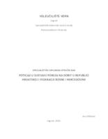 Poticaji u sustavu poreza na dobit u Republici Hrvatskoj i Federaciji Bosne i Hercegovine