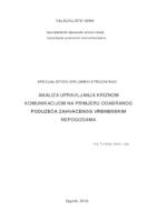 Analiza upravljanja kriznom komunikacijom na primjeru odabranog poduzeća zahvaćenog vremenskim nepogodama
 
 