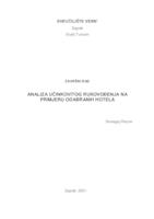 Analiza učinkovitog rukovođenja na primjeru odabranih hotela