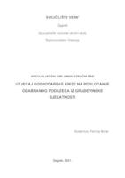 Utjecaj gospodarske krize na poslovanje odabranog poduzeća iz građevinske djelatnosti