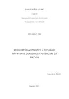 Žensko poduzetništvo u Republici Hrvatskoj, odrednice i potencijal za razvoj