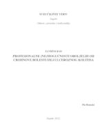 Profesionalne (ne)mogućnosti oboljelih od Crohnove bolesti i/ili ulceroznog kolitisa 
