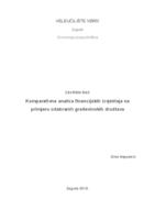 Komparativna analiza financijskih izvještaja na primjeru odabranih građevinskih društava
 
