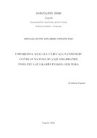 Usporedna analiza utjecaja pandemije COVID-19 na poslovanje odabranih poduzeća iz građevinskog sektora 

