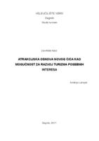 Atrakcijska osnova Novog Čiča kao mogućnost za razvoj turizma posebnih interesa