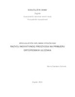 Razvoj inovativnog proizvoda na primjeru ortopedskih uložaka