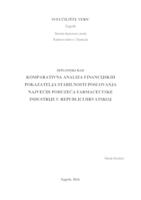 Komparativna analiza financijskih pokazatelja stabilnosti poslovanja najvećih poduzeća farmaceutske industrije u Republici Hrvatskoj