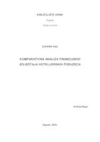 Komparativna analiza financijskih izvještaja hotelijerskih poduzeća