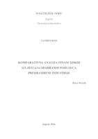 Komparativna analiza financijskih izvještaja odabranih poduzeća prehrambene industrije