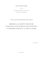 Priprema za uspješnu tranziciju generacija unutar obiteljskog poduzeća na primjeru poduzeća Autokuća Habek 
