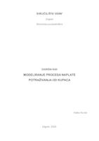 Modeliranje procesa naplate potraživanja od kupaca
