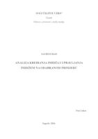 Analiza kreiranja imidža i upravljanja imidžem na odabranom primjeru 
