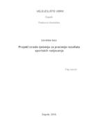 Projekt izrade rješenja za praćenje rezultata sportskih natjecanja
 