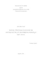 Razvoj strategija za izlazak na austrijsko tržište na primjeru poduzeća D.B.T. d.o.o.