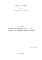 Medijsko pokroviteljstvo kao alat odnosa s javnošću u teoriji i praksi