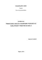 Financijska analiza odabranih poduzeća iz djelatnosti trgovine na malo