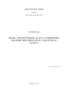 Model uravnoteženih ciljeva s primjerima uspješne implementacije u Hrvatskoj i svijetu