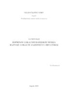 Doprinos lokalnih radijskih medija razvoju lokalne zajednice u Hrvatskoj