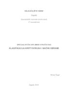 Klasifikacija kriptovirusa i načini obrade Ransomware Classification and Defensive Strategies