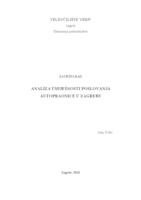 Analiza uspješnosti poslovanja autopraonice u Zagrebu
 