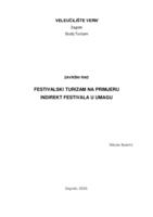 prikaz prve stranice dokumenta Festivalski turizam na primjeru Indirekt festivala u Umagu