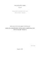 prikaz prve stranice dokumenta Analiza odabranih gerilskih kampanja na hrvatskom tržištu