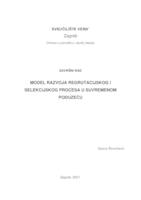 prikaz prve stranice dokumenta Model razvoja regrutacijskog i selekcijskog procesa u suvremenom poduzeću