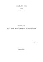 prikaz prve stranice dokumenta Strateški menadžment u hotelu Osijek  