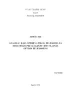 prikaz prve stranice dokumenta Analiza i razlozi Hrvatskog Telekoma za strateško preuzimanje upravljanja Optima Telekomom  