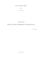 prikaz prve stranice dokumenta Effects of media consolidation on media diversity