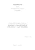 prikaz prve stranice dokumenta Mogućnosti primjene poslovne inteligencije u malim poduzećima