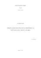 prikaz prve stranice dokumenta Upravljanje hostelom na primjeru La Ventana Azul Gran Canaria