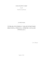 prikaz prve stranice dokumenta Uporaba polimera u izradi sportskih rekvizita, podloga, opreme i ostalih pomagala
