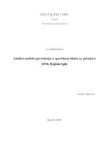 prikaz prve stranice dokumenta Analiza modela upravljanja u sportskom klubu na primjeru HNK Hajduk Split