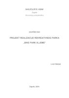 prikaz prve stranice dokumenta Projekt realizacije rekreativnog parka „Bike park Sljeme“