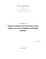 prikaz prve stranice dokumenta Analiza uvođenja sustava upravljanja pomoću ciljeva na primjeru odabrane vinarije