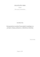 prikaz prve stranice dokumenta Komparativna analiza financijskih izvještaja na primjeru dvaju poduzeća u tekstilnoj industriji